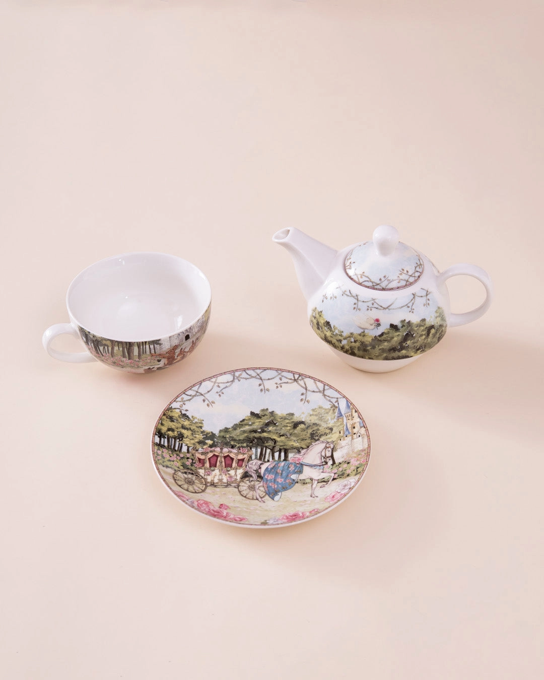 Victorian Carriage Tea for Two Set