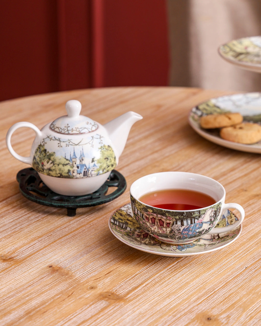 Victorian Carriage Tea for Two Set