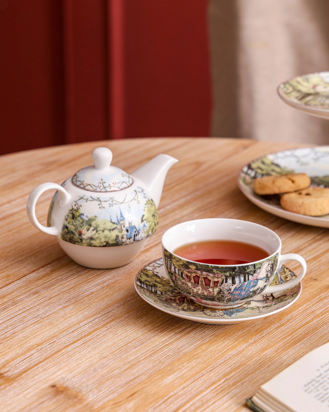 Victorian Carriage Tea for Two Set