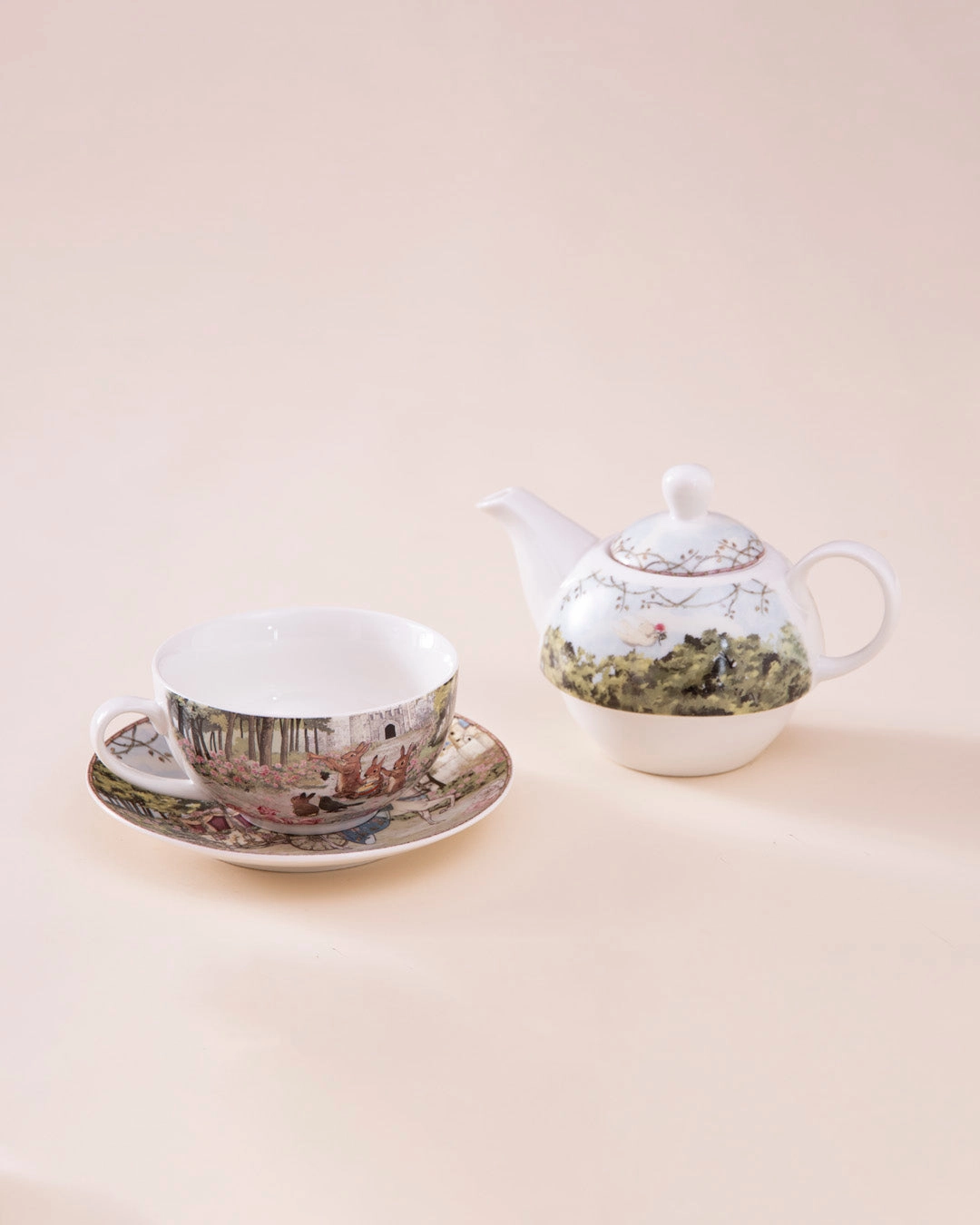 Victorian Carriage Tea for Two Set