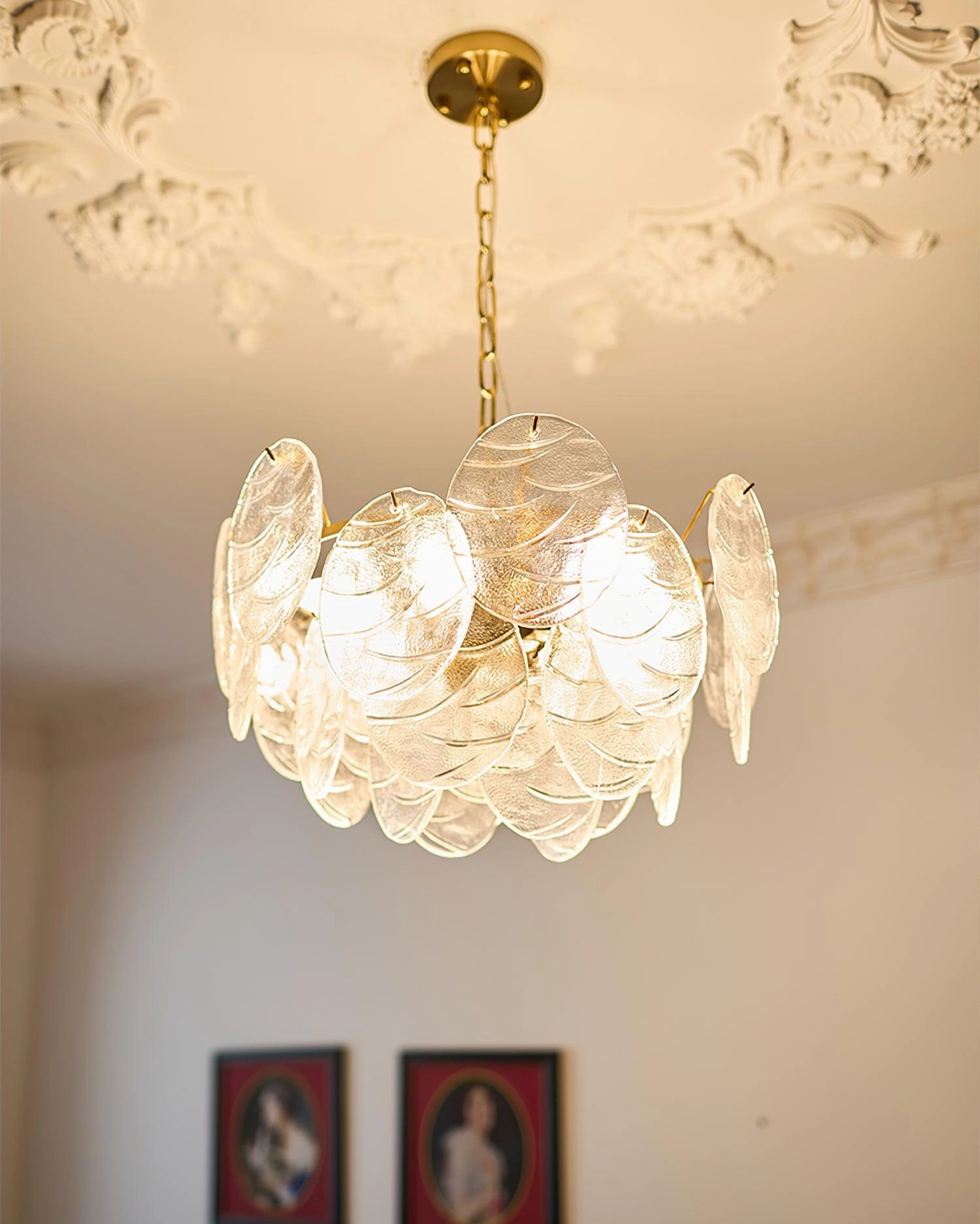 Victorian Disc Chandelier