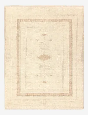 Villa Hand-Knotted Wool Rugmodern color block patchwork rug