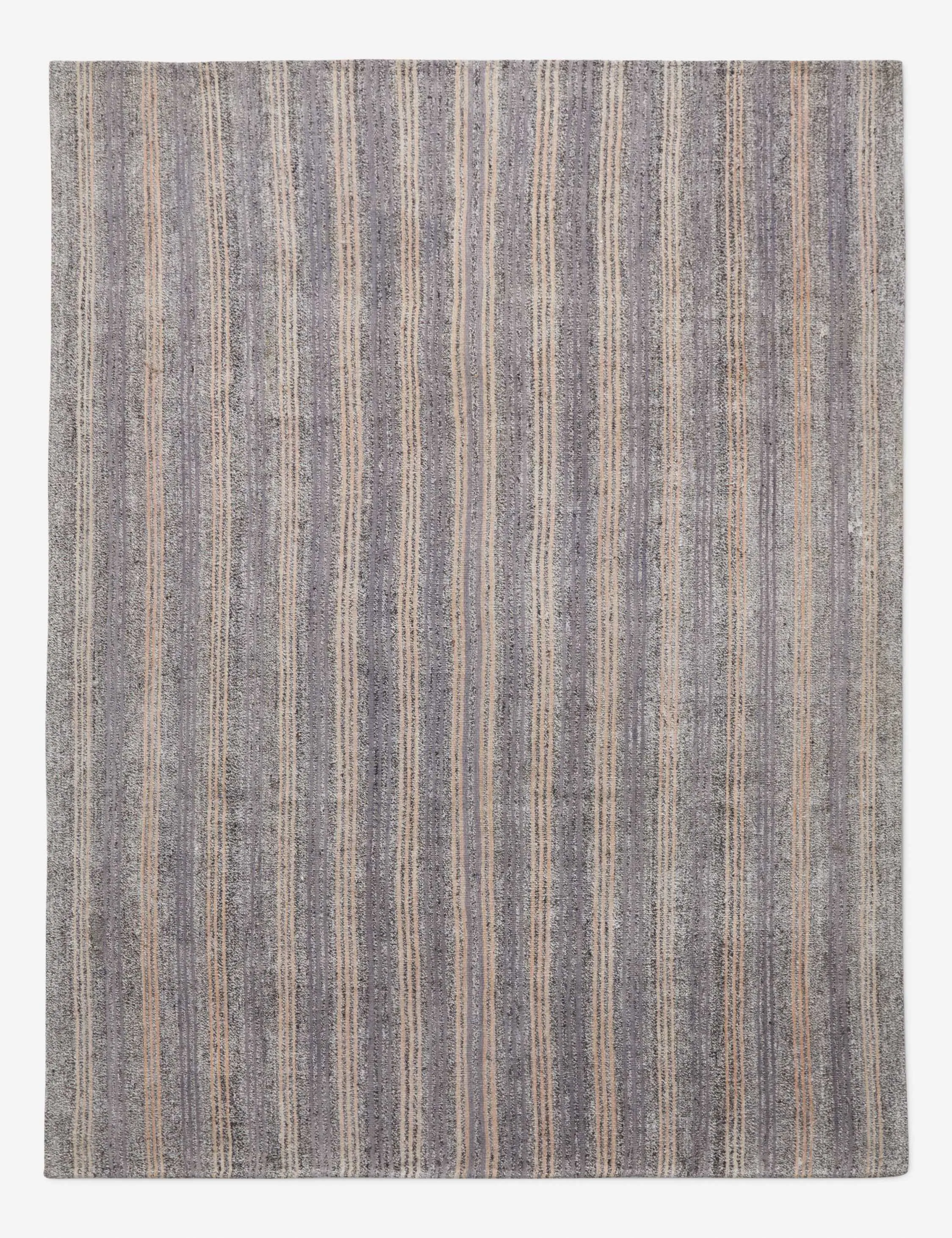 Vintage Kilim Flatweave Wool Rug No. 44, 3' x 8'11"modern color block patchwork rug