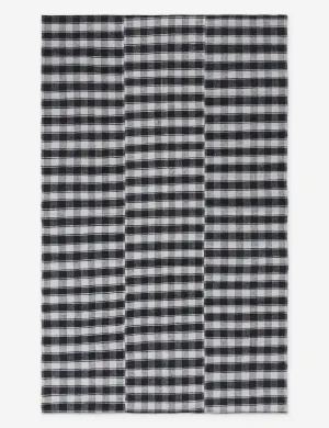 Vintage Kilim Hand-Woven Wool Rug No. 3, 5'7" x 9'3"modern color block patchwork rug
