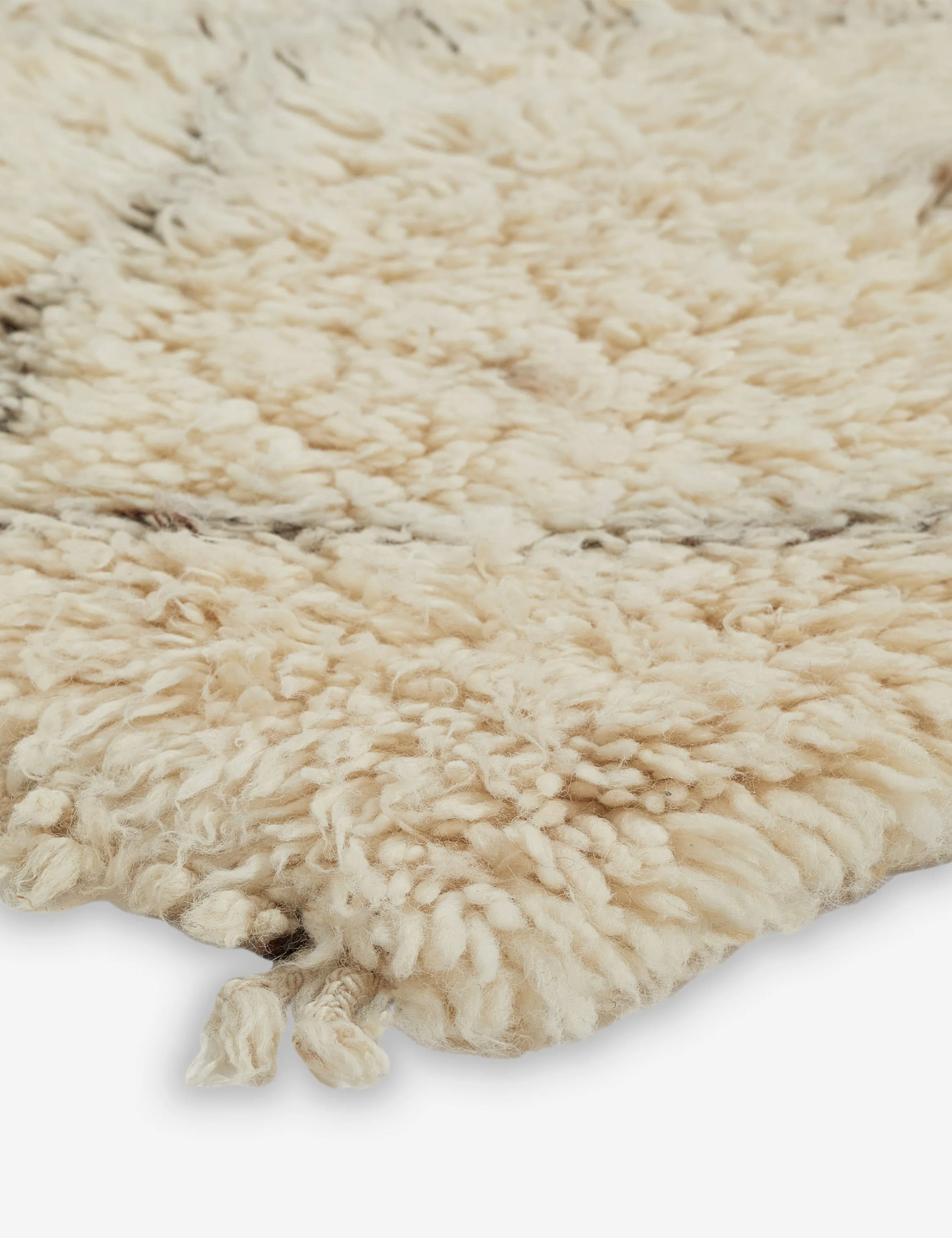 Vintage Moroccan Hand-Knotted Wool Rug No. 14, 5'1" x 9'3"