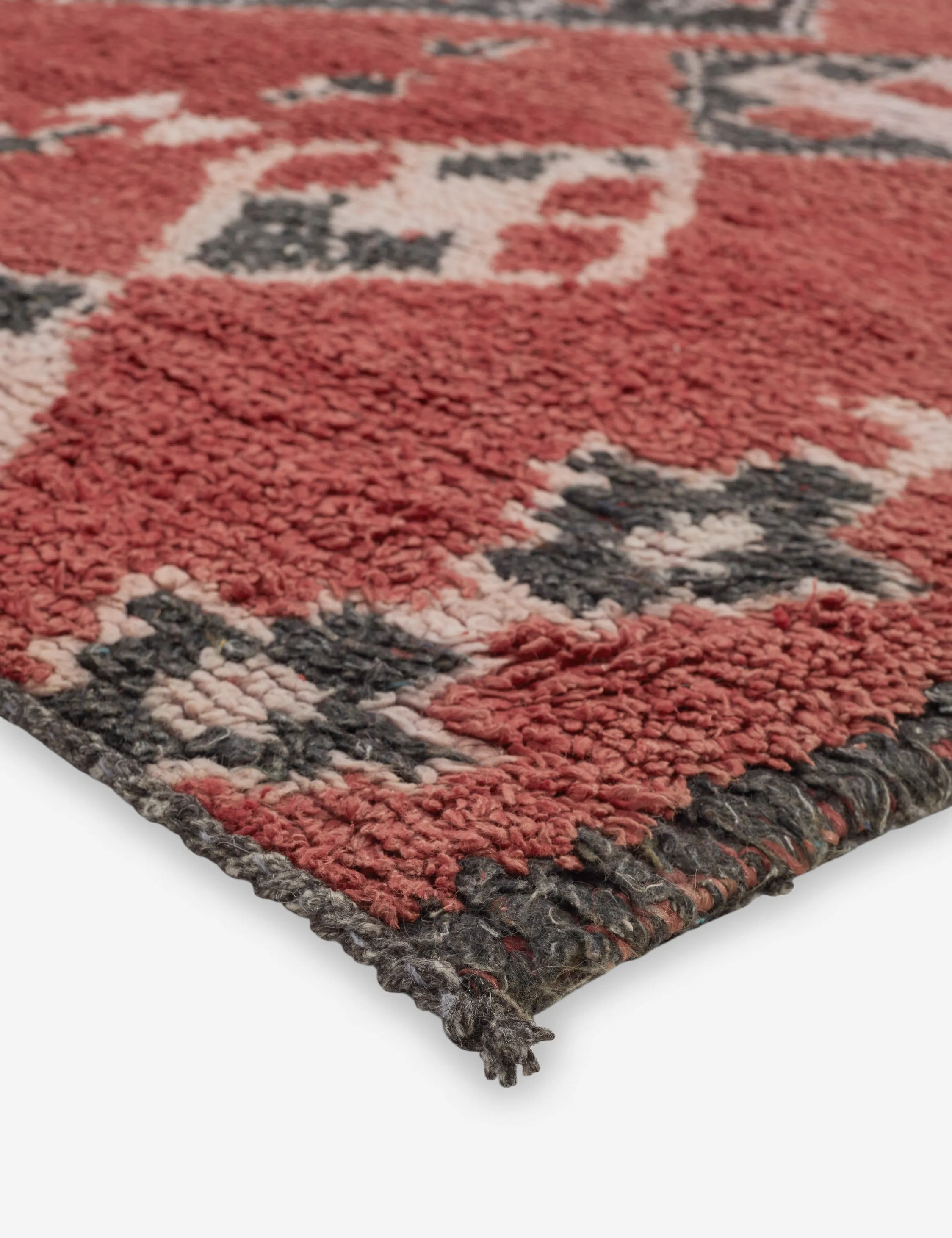 Vintage Moroccan Hand-Knotted Wool Rug No. 36, 5'7" x 11'1"