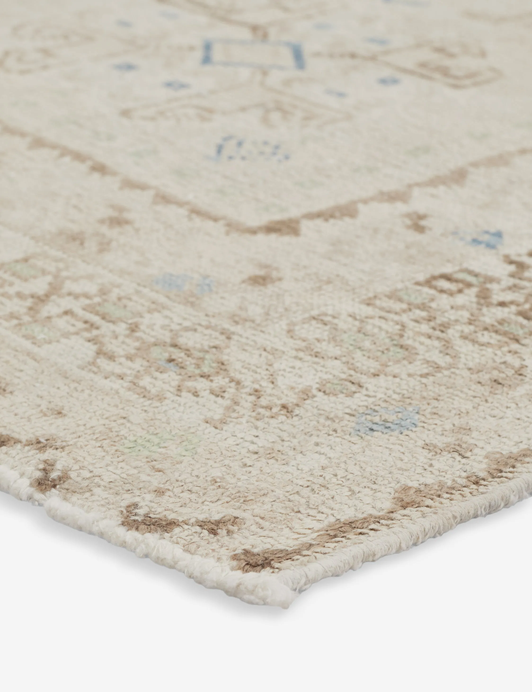Vintage Persian Hand-Knotted Wool Rug No. 13, 5'5" x 8'