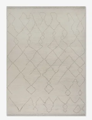 Vintage Turkish Hand-Knotted Wool Rug No. 399, 8'1" x 10'8"modern color block patchwork rug