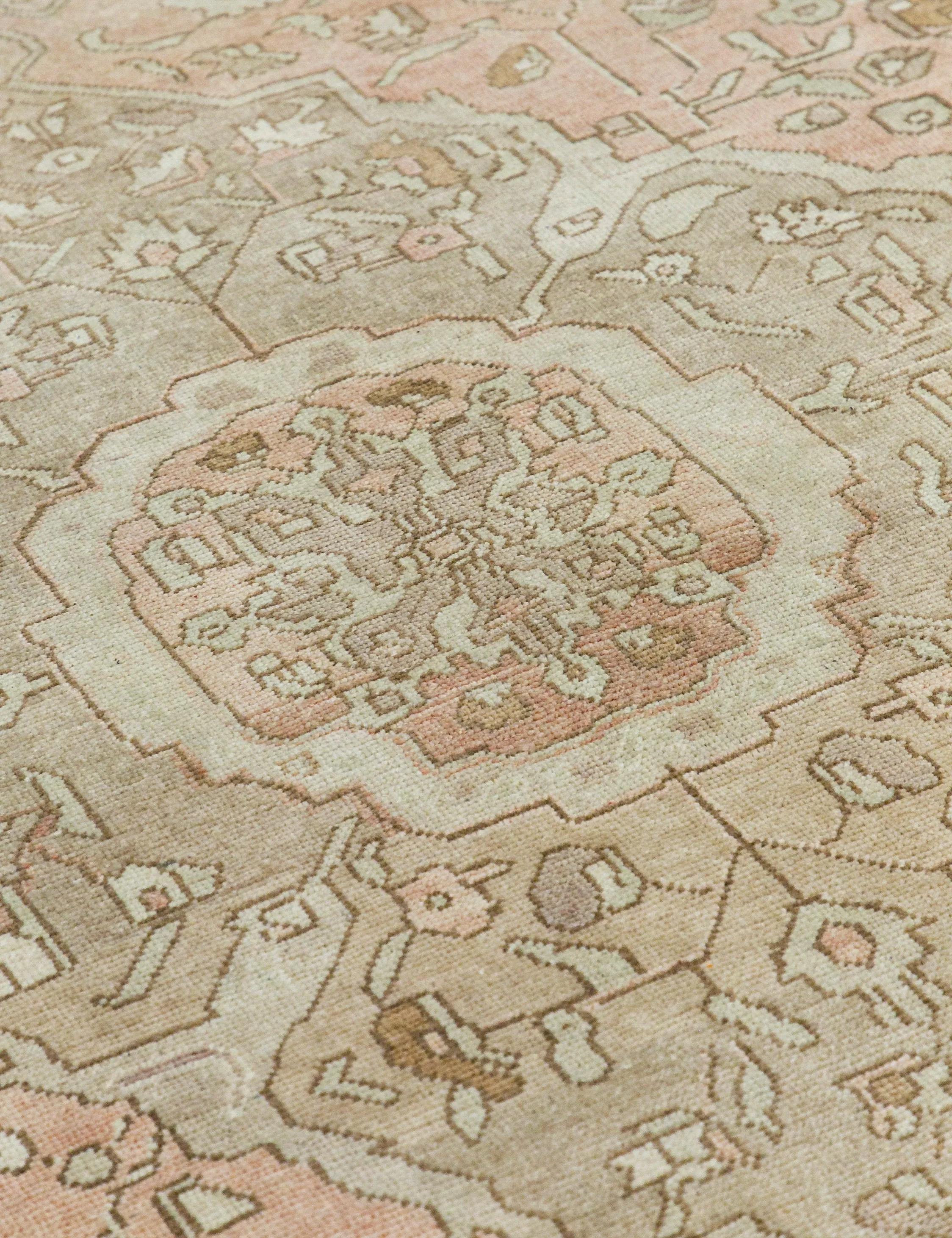 Vintage Turkish Hand-Knotted Wool Rug No. 441, 5'12" x 10'4"