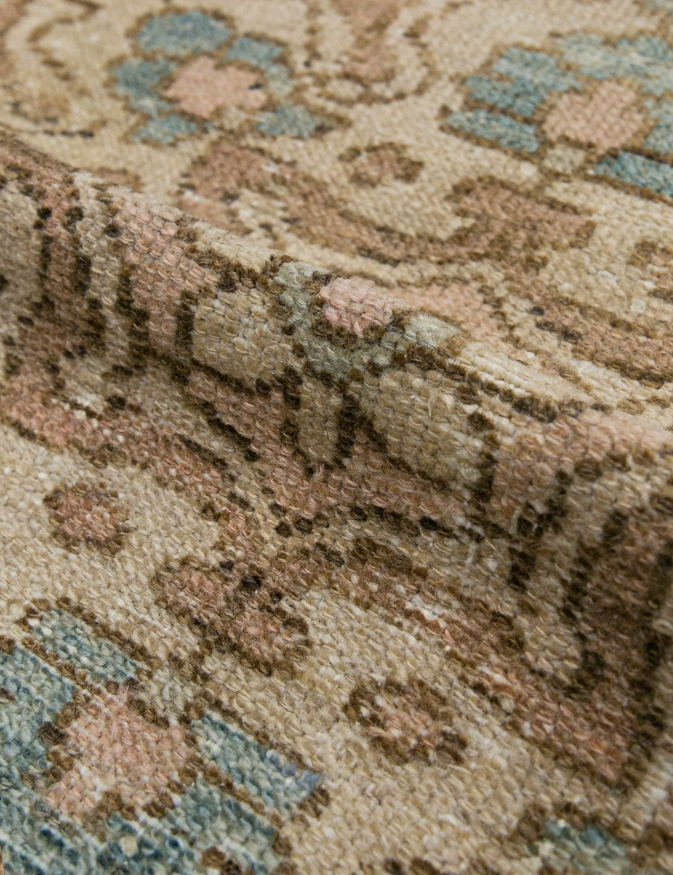 Vintage Turkish Hand-Knotted Wool Rug No. 445, 3'8" x 6'4"