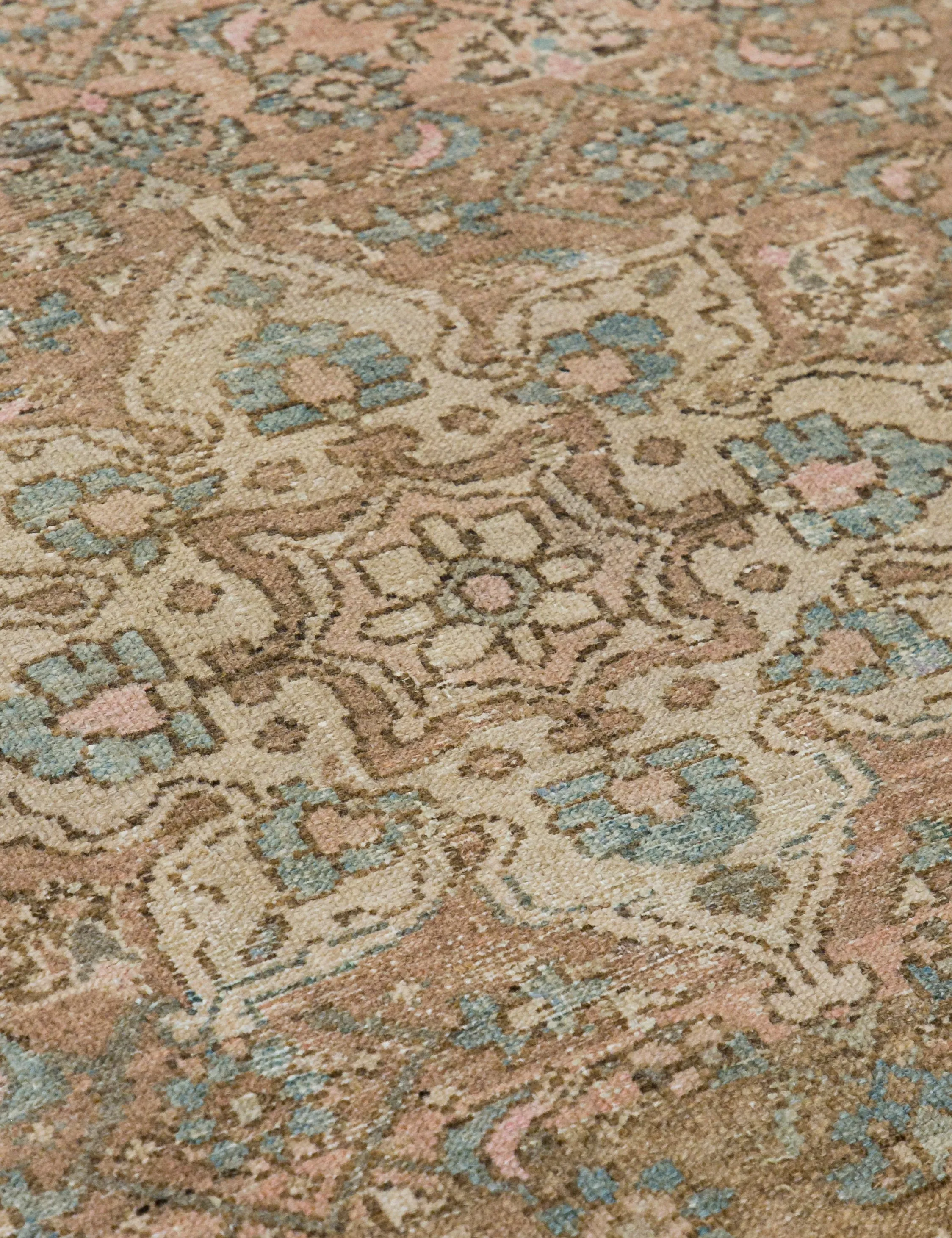 Vintage Turkish Hand-Knotted Wool Rug No. 445, 3'8" x 6'4"