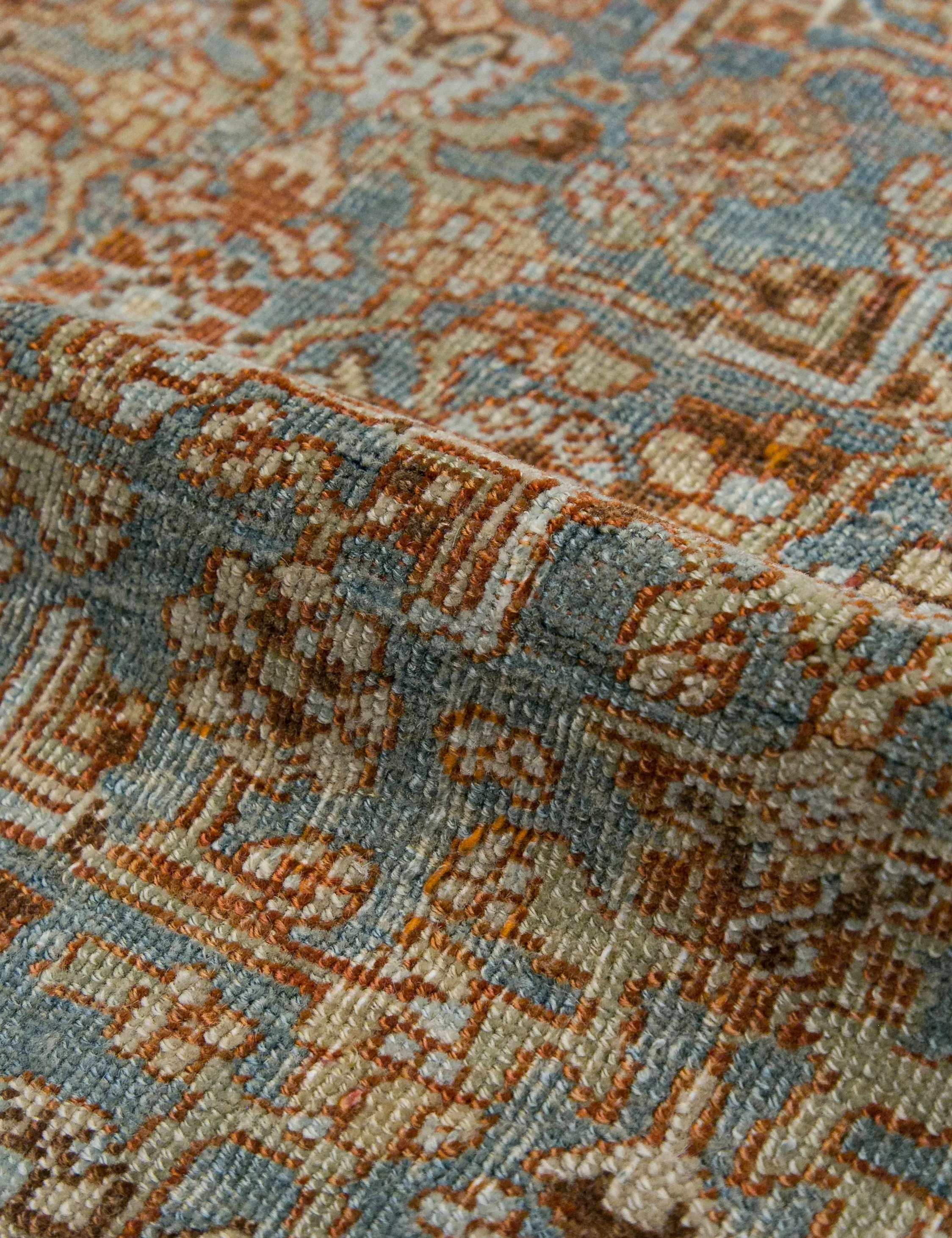 Vintage Turkish Hand-Knotted Wool Rug No. 448, 3'8" x 6'4"