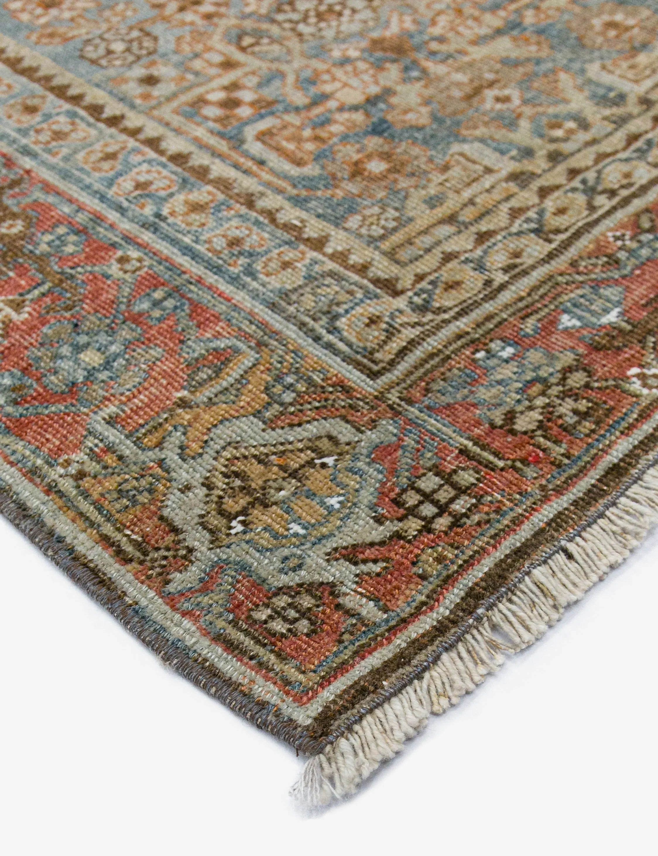 Vintage Turkish Hand-Knotted Wool Rug No. 448, 3'8" x 6'4"