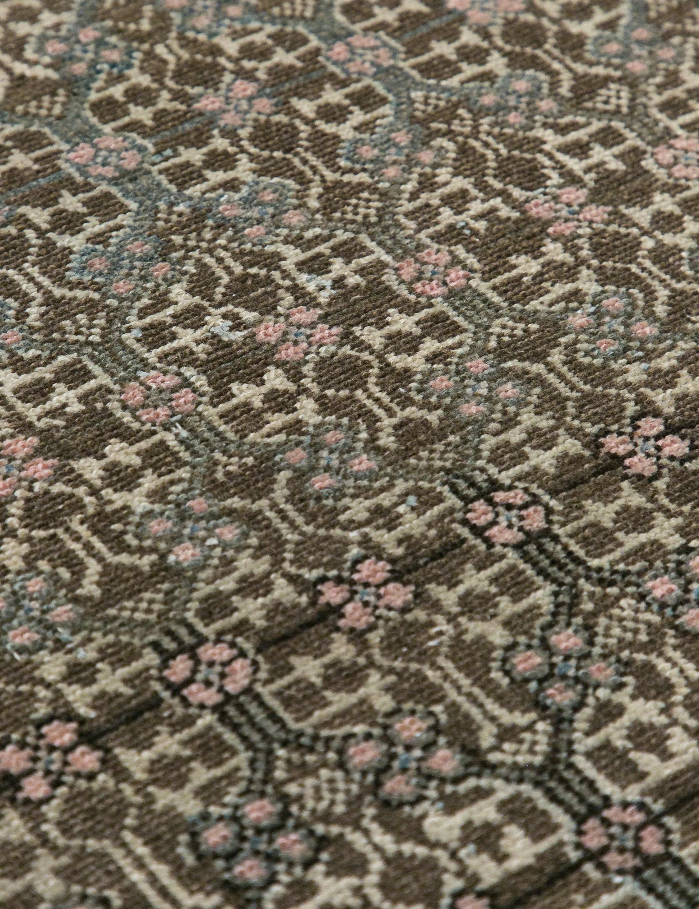 Vintage Turkish Hand-Knotted Wool Rug No. 450, 4'1" x 6'5"