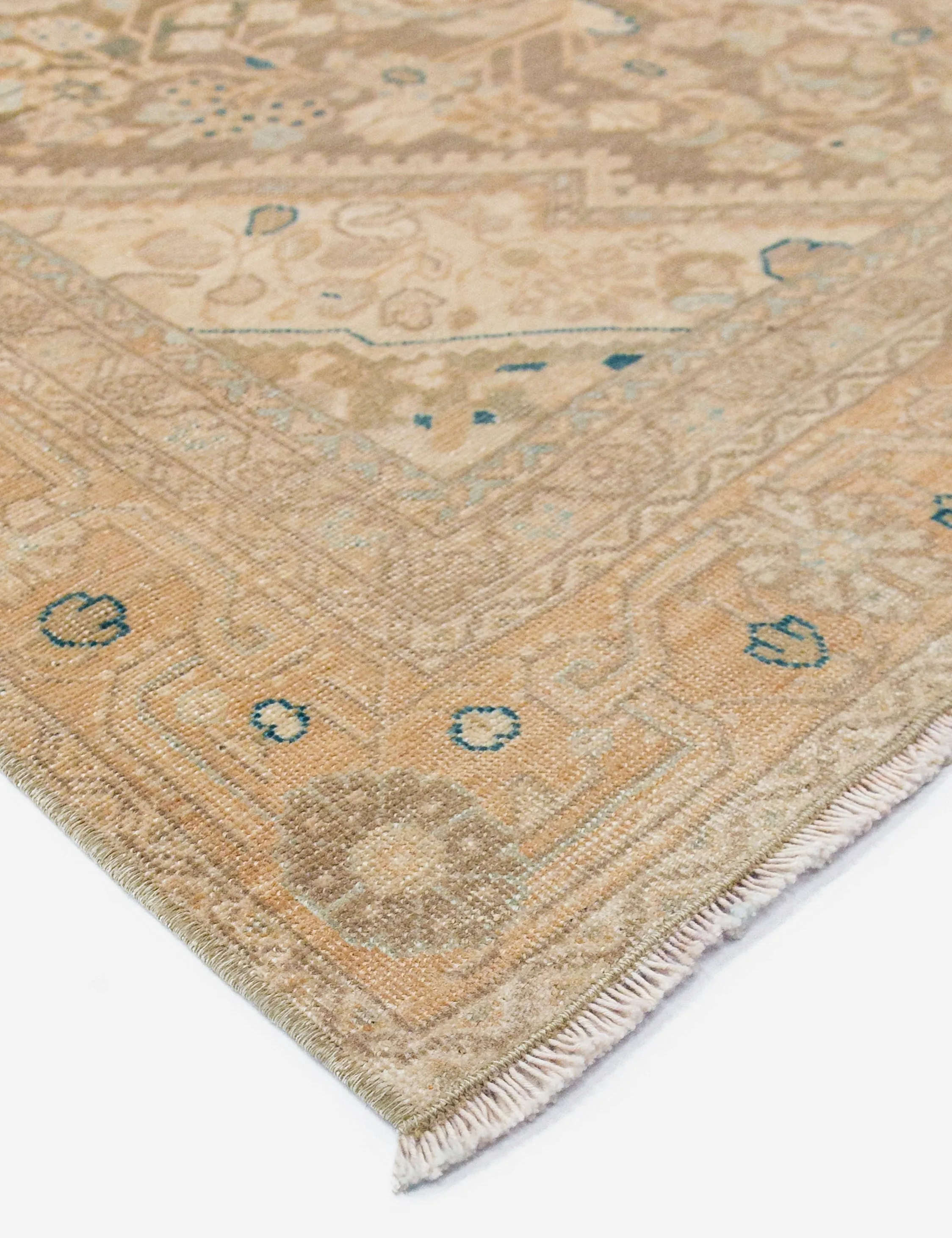 Vintage Turkish Hand-Knotted Wool Rug No. 452, 4' x 6'7"