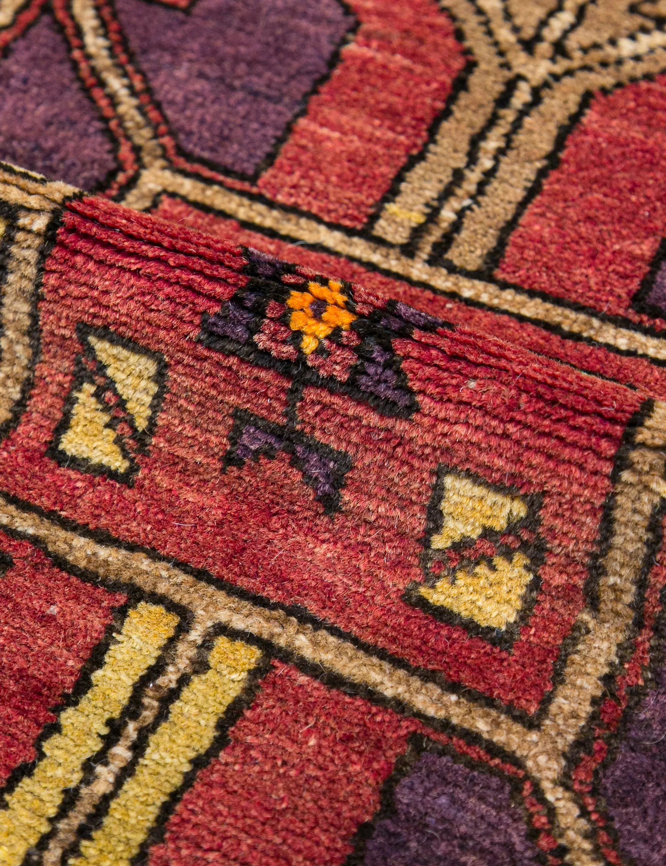 Vintage Turkish Hand-Knotted Wool Runner Rug No. 242, 4' x 14'1"