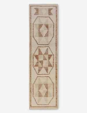 Vintage Turkish Hand-Knotted Wool Runner Rug No. 251, 2'7" x 9'3"modern color block patchwork rug