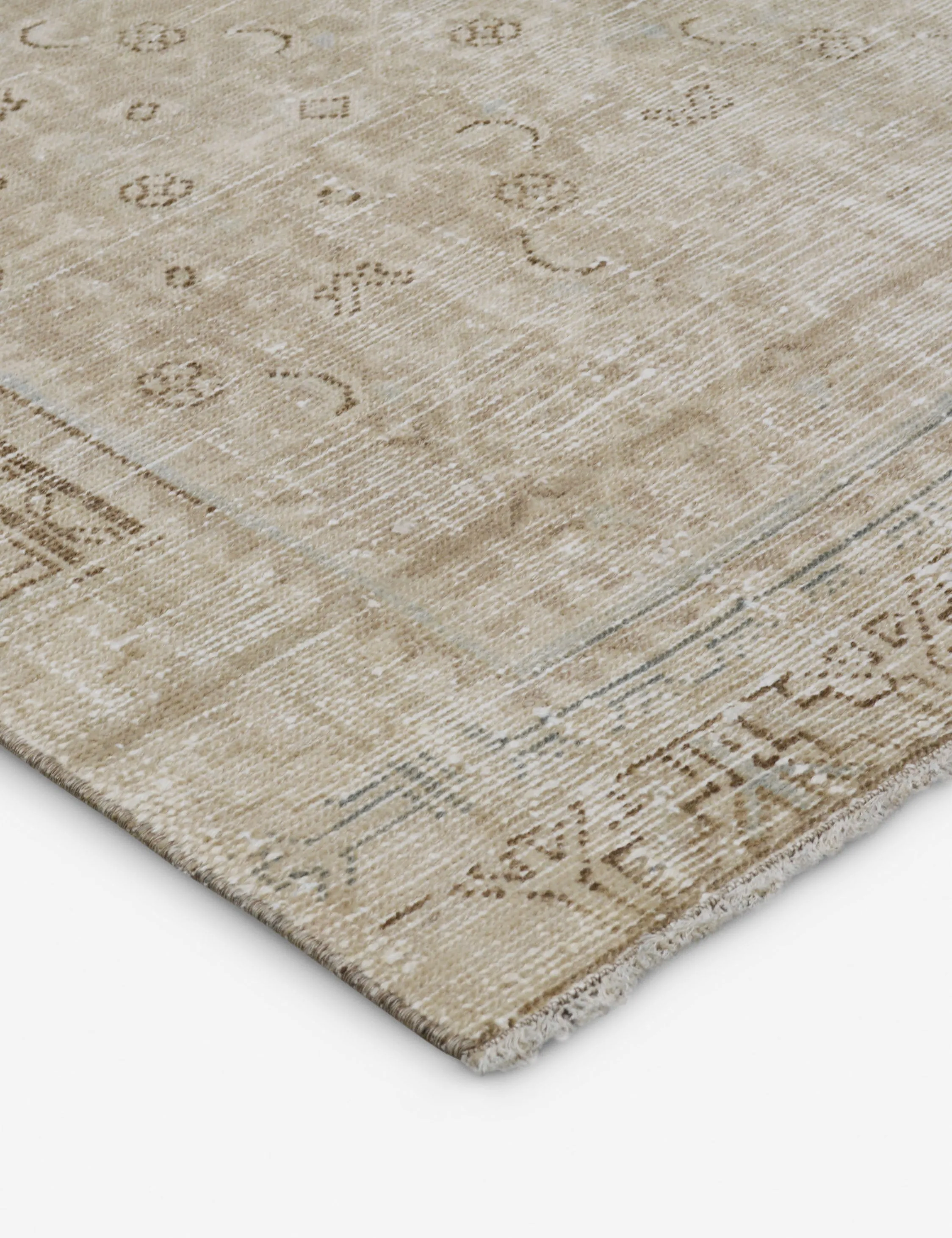 Vintage Turkish Hand-Knotted Wool Runner Rug No. 258, 3'4" x 9'5"
