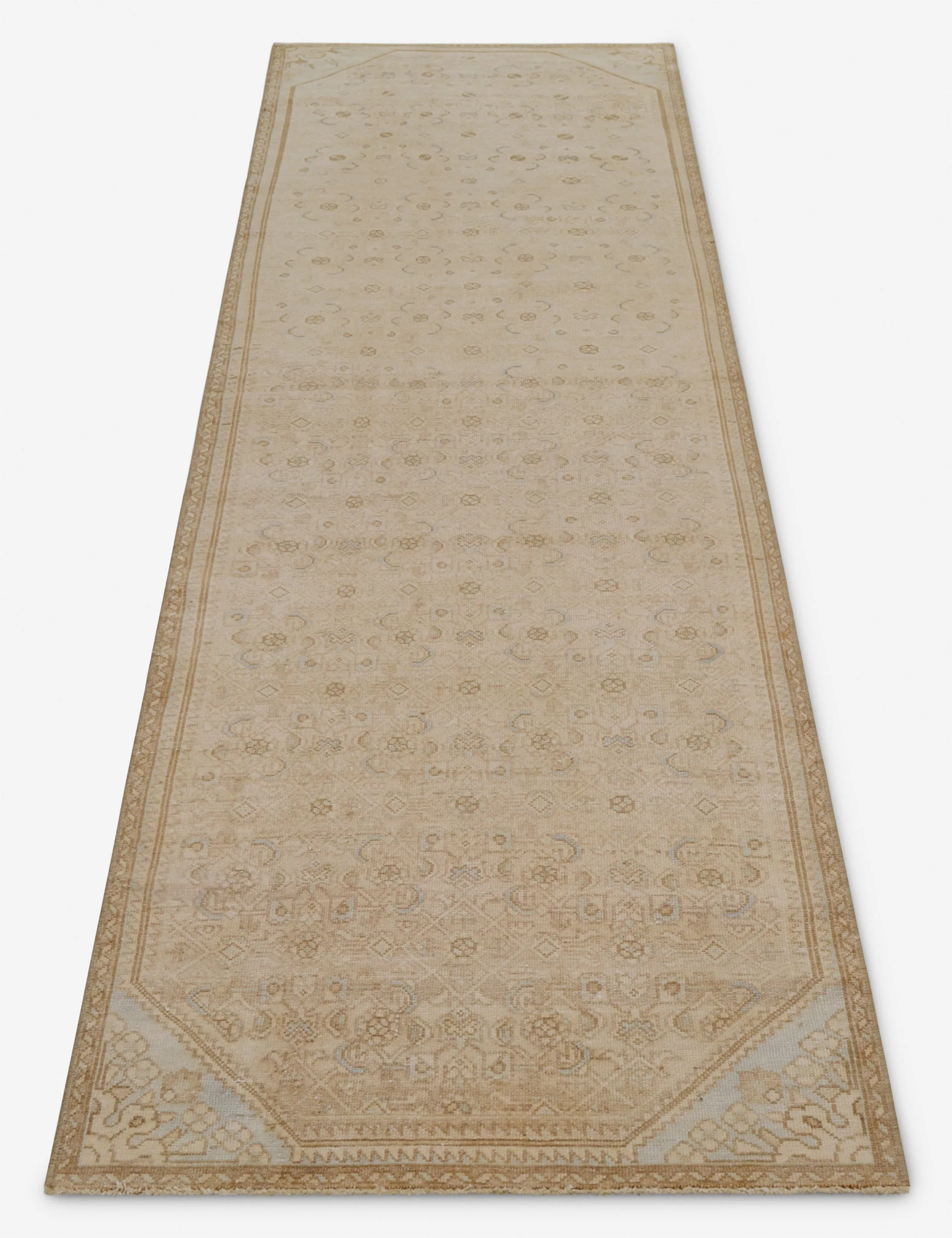 Vintage Turkish Hand-Knotted Wool Runner Rug No. 261, 2'7" x 9'4"