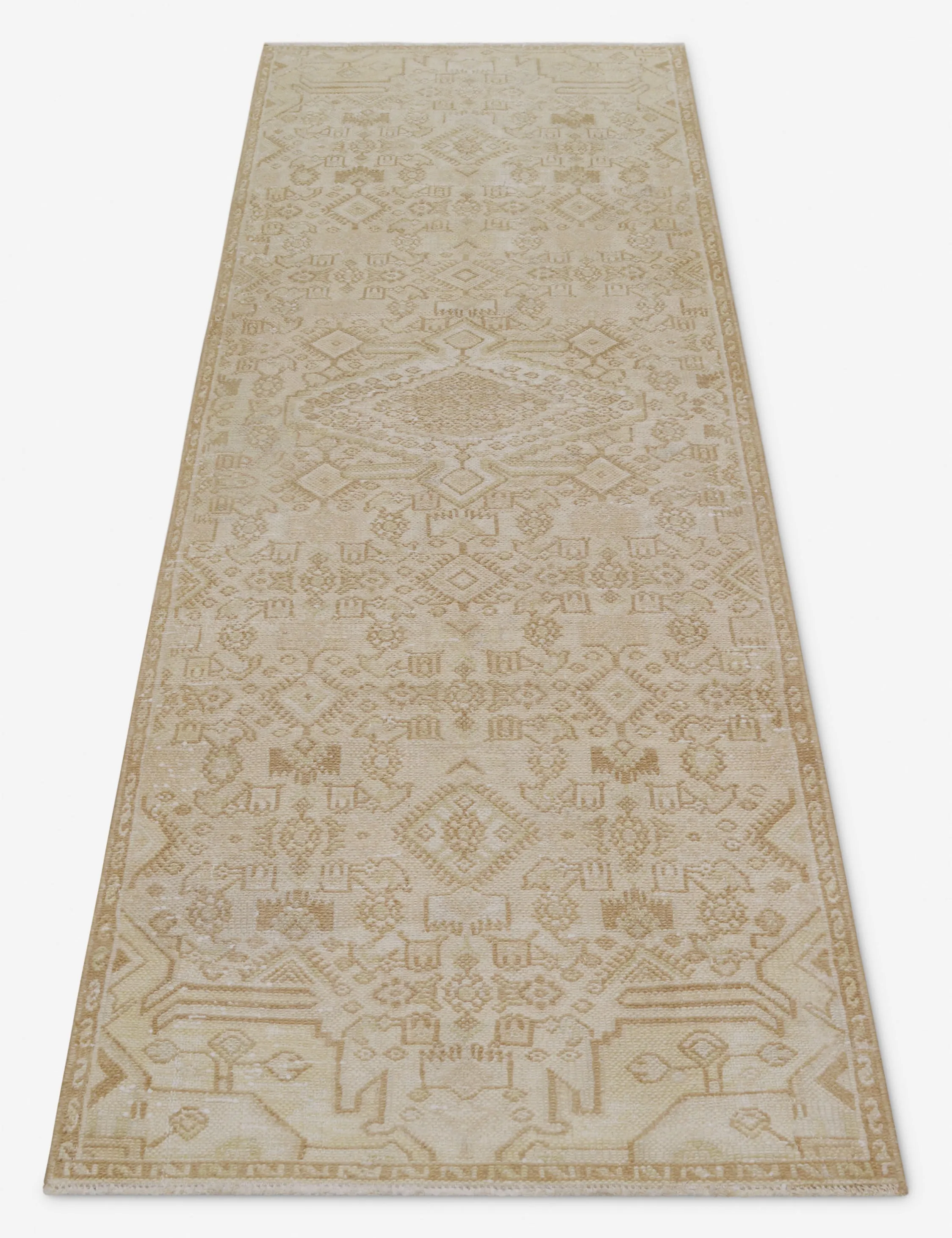 Vintage Turkish Hand-Knotted Wool Runner Rug No. 262, 2'8" x 8'10"