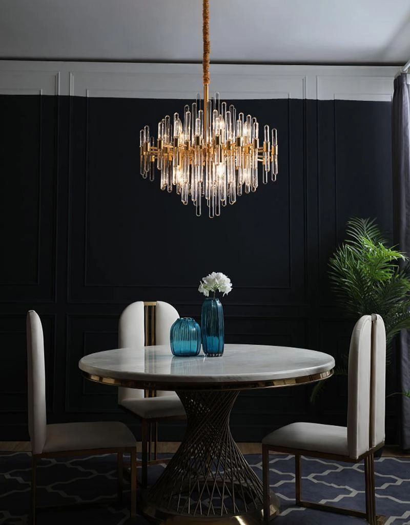 Vintage Antique Brass Chandelier