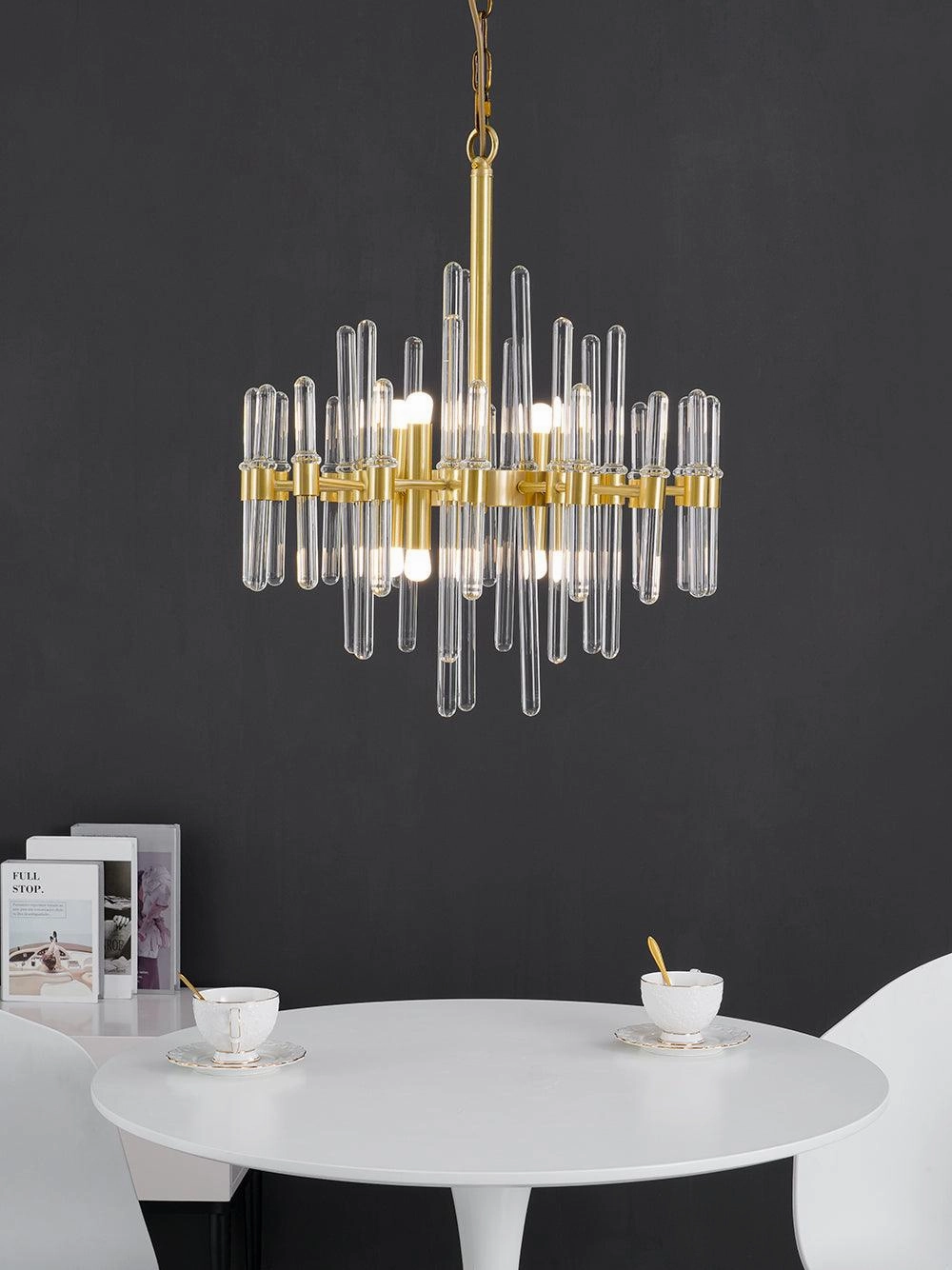 Vintage Antique Brass Chandelier