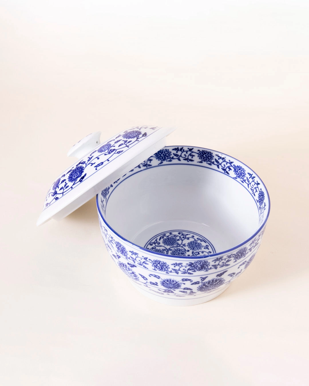 Vintage Blue & White Casserole With Lid