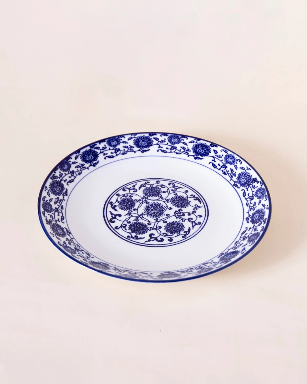 Vintage Blue & White Quarter Plate