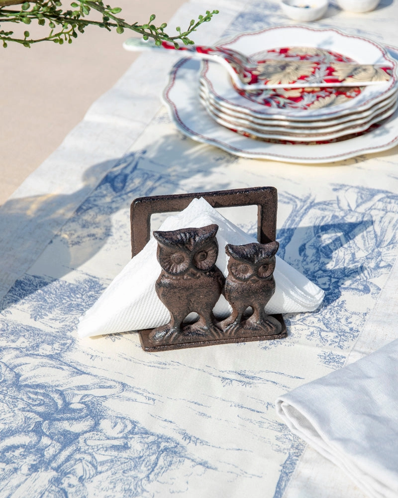 Vintage Cast Iron Owl Napkin Holdermodern kitchen decor ,kitchen dinner set ,dinnerware 