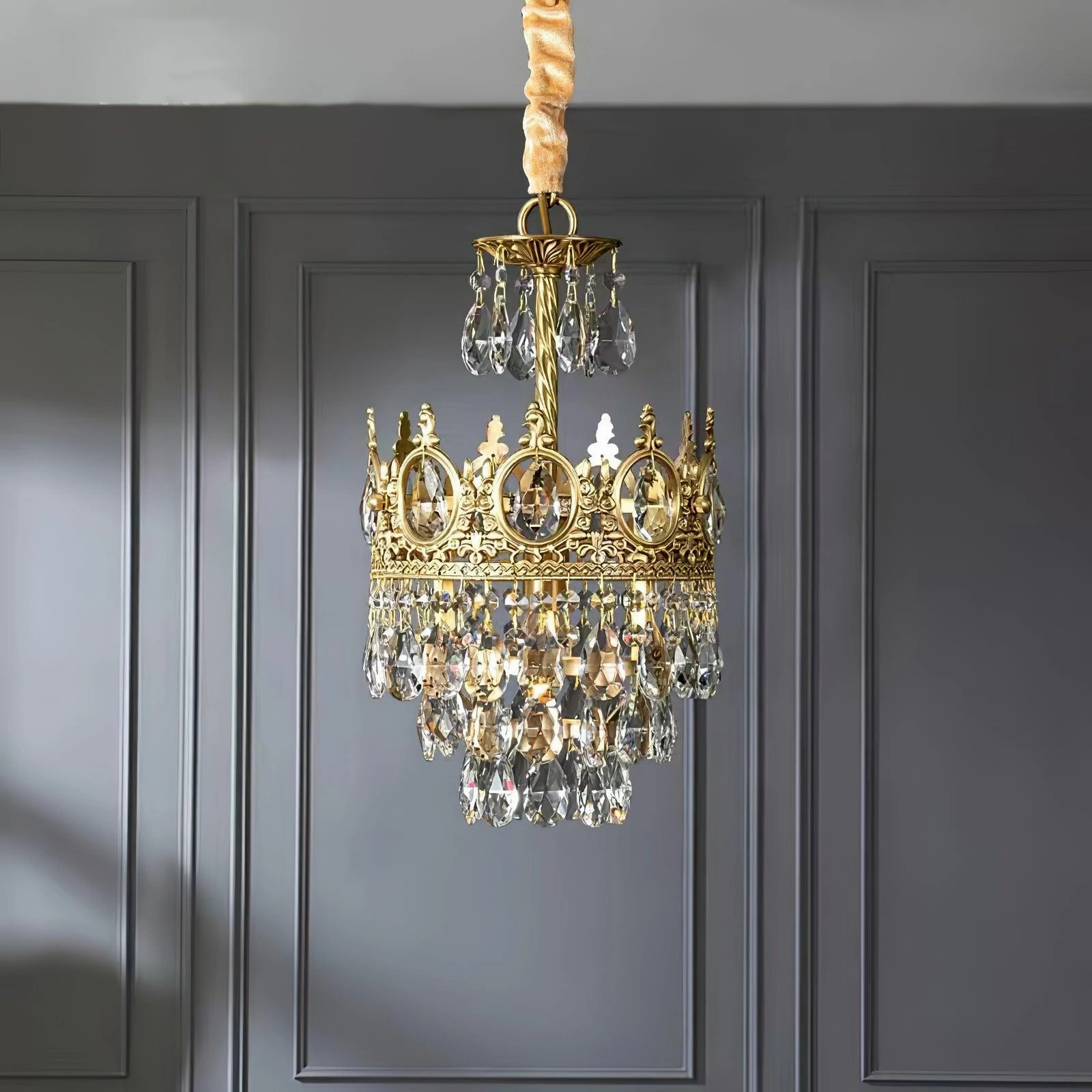 Vintage Crystal Chandelier