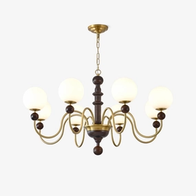 Vintage Curved Sphere Chandelierrustic chandelier,bedroom chandelier 