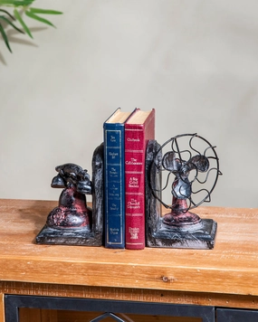 Vintage Fan And Phone Bookendshome decor ,wall decor 