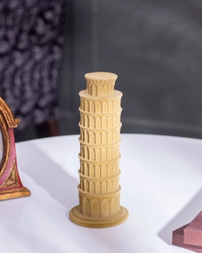 Vintage Leaning Tower of Pisa Velvet Sculpturehome decor ,wall decor 
