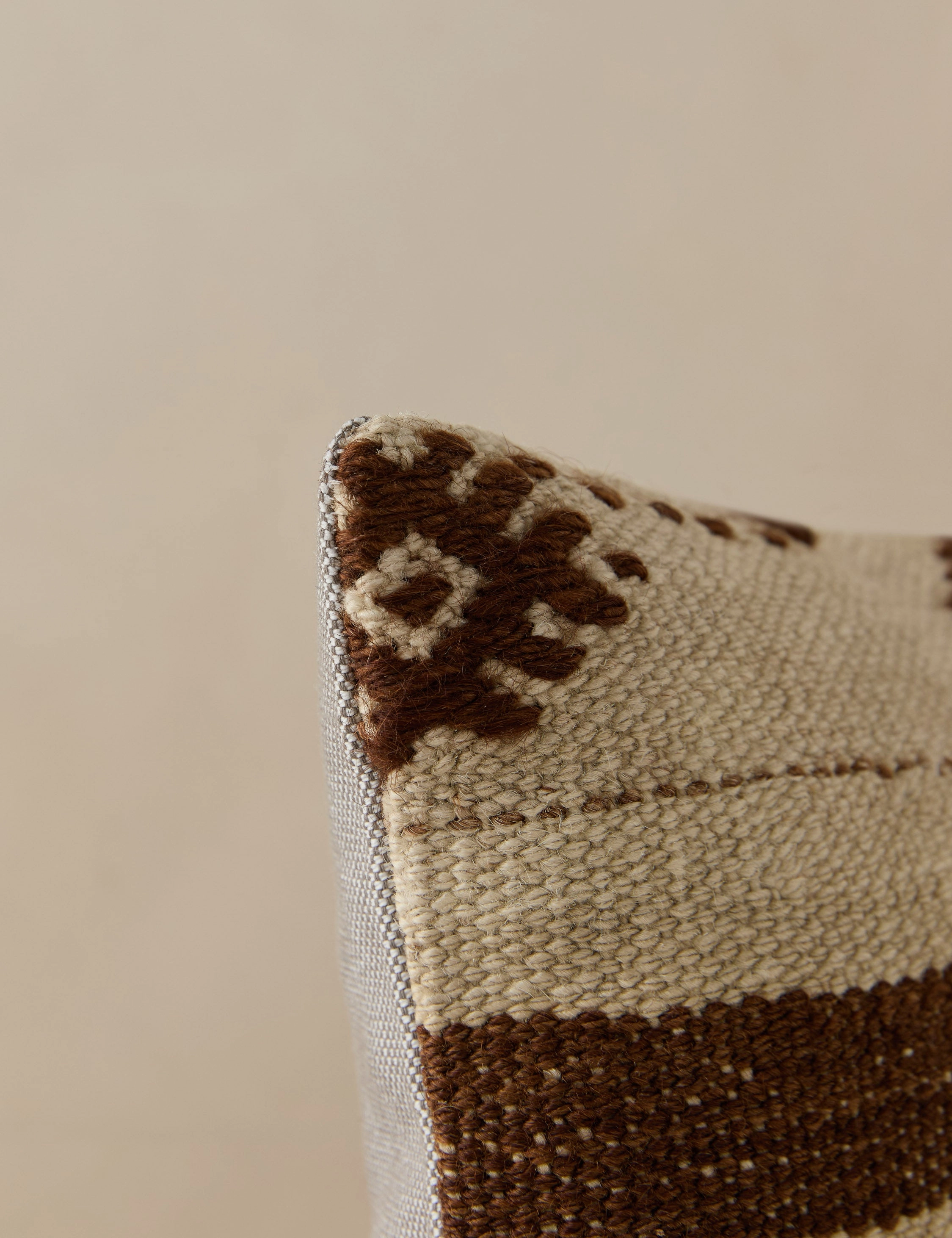 Vintage Lumbar Pillow No. 130, 12" x 20"