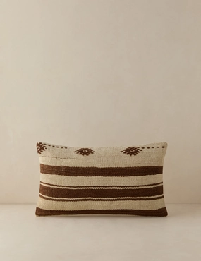 Vintage Lumbar Pillow No. 130, 12" x 20"bedding sets ,throw blankets 