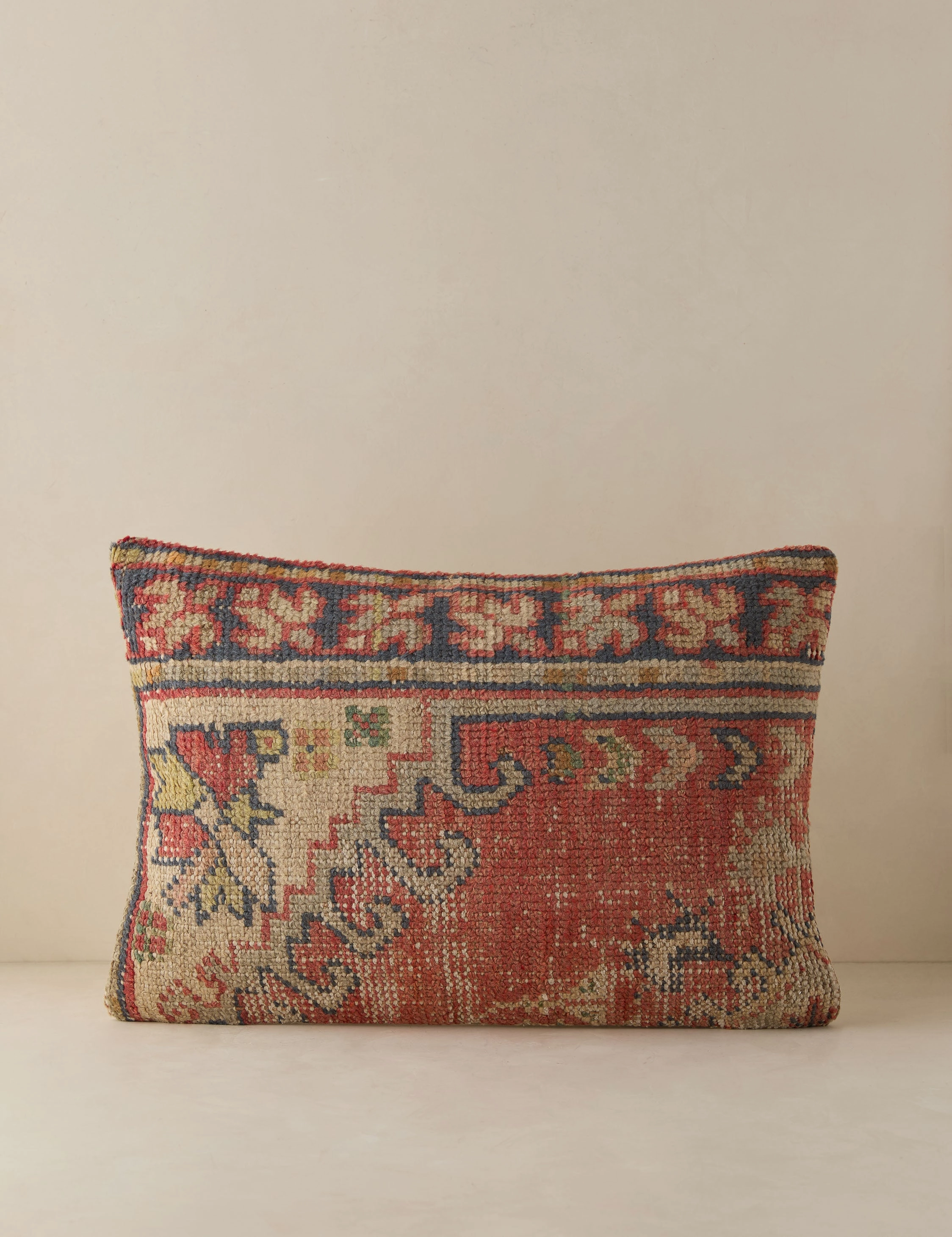 Vintage Lumbar Pillow No. 169, 16" x 24"bedding sets ,throw blankets 