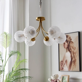 Vintage Style Glass Globes Chandelierhome decor ,wall decor 