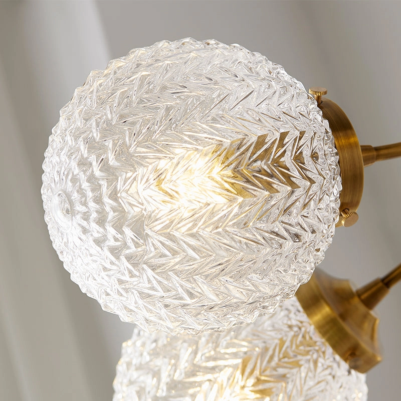Vintage Style Glass Globes Chandelier