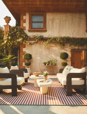 Volante Indoor / Outdoor Rugmodern color block patchwork rug