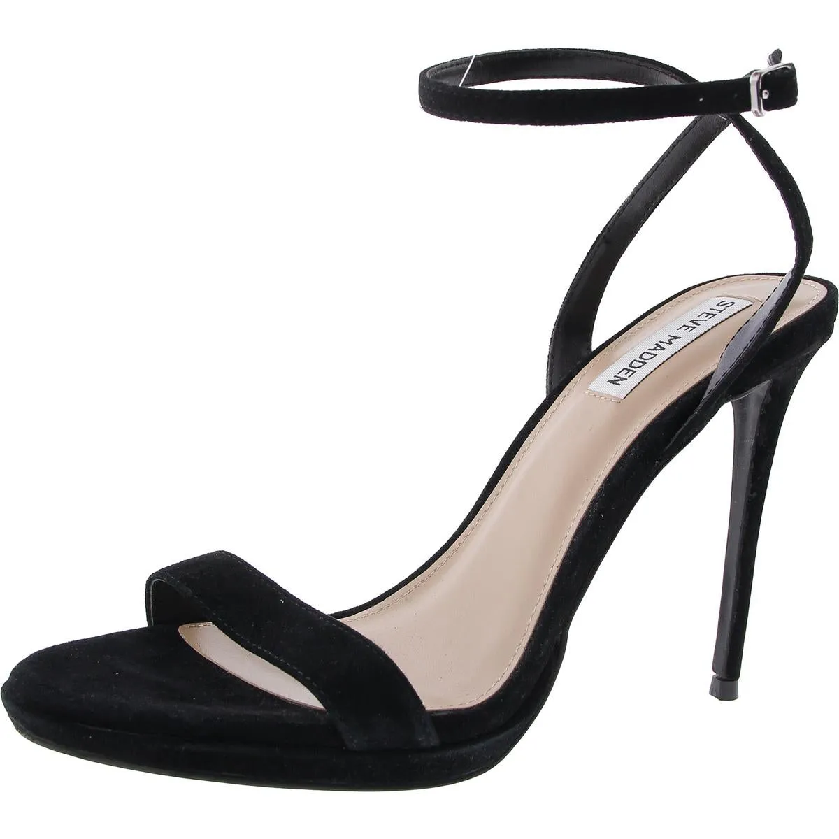 Wafer Womens Metallic Open-toe Pumps