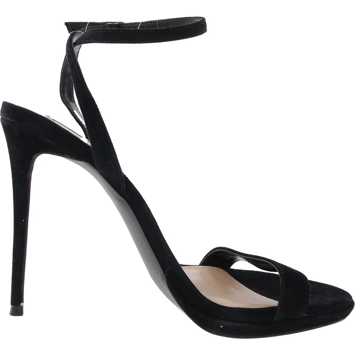 Wafer Womens Metallic Open-toe Pumps
