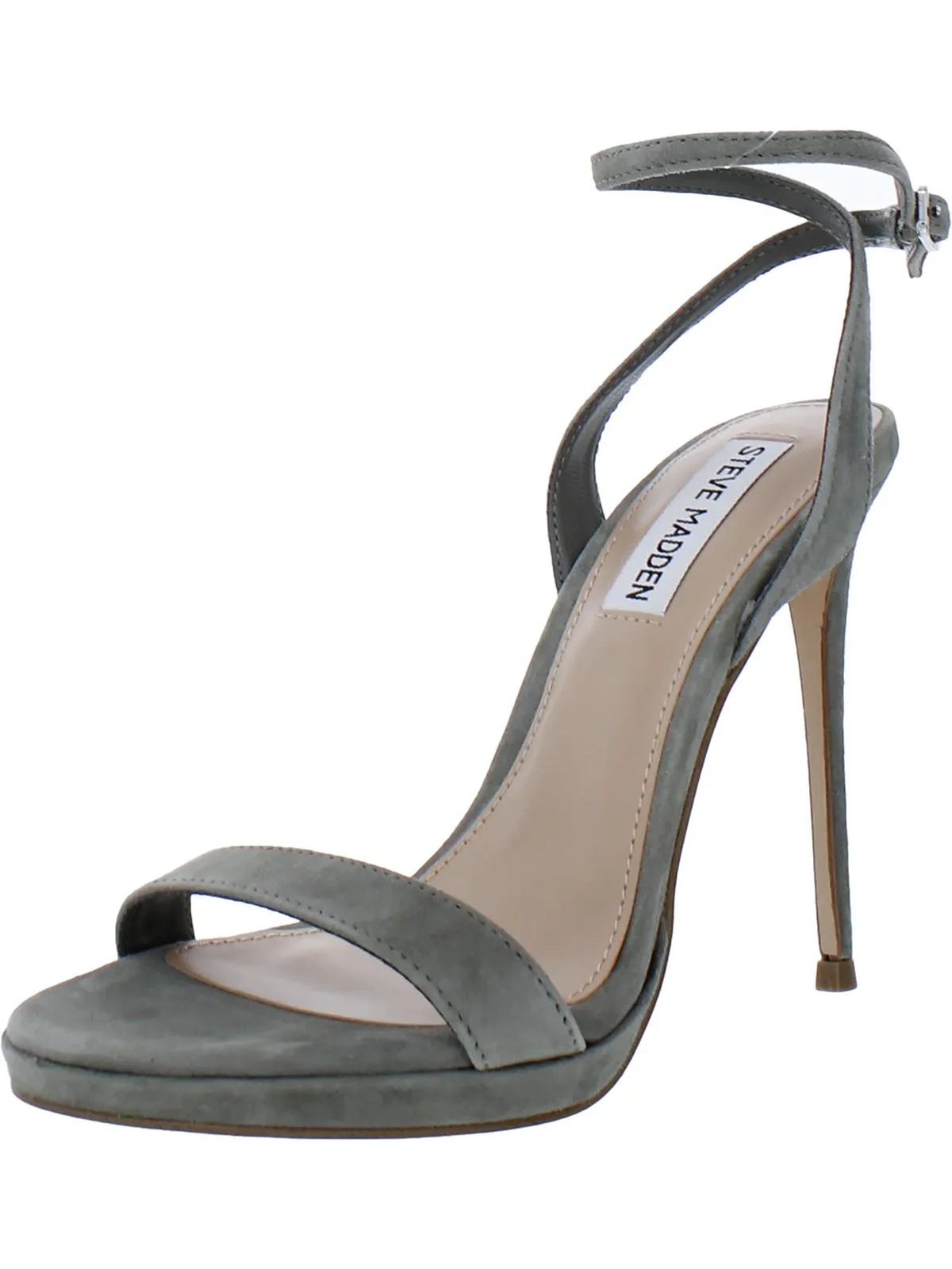 Wafer Womens Metallic Open-toe Pumps