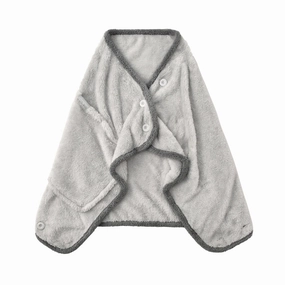 Warm Fleece 4Way Poncho  Graybedding sets ,throw blankets 