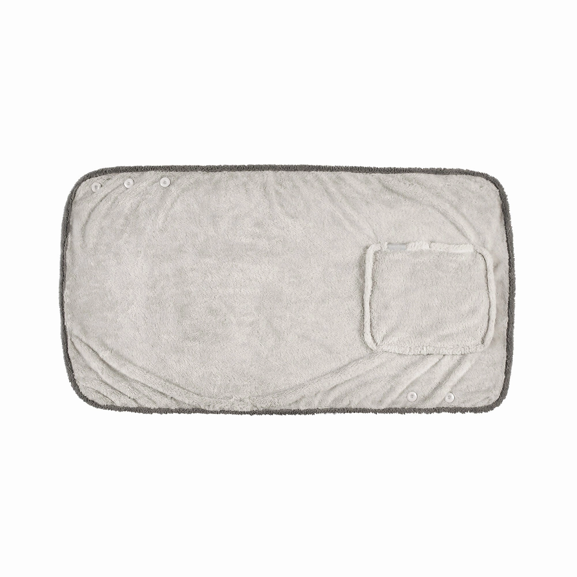 Warm Fleece 4Way Poncho  Gray