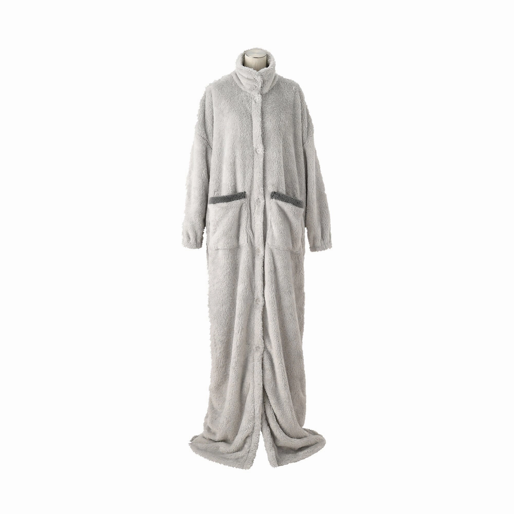 Warm Fleece Blanket Robe  Graybedding sets ,throw blankets 