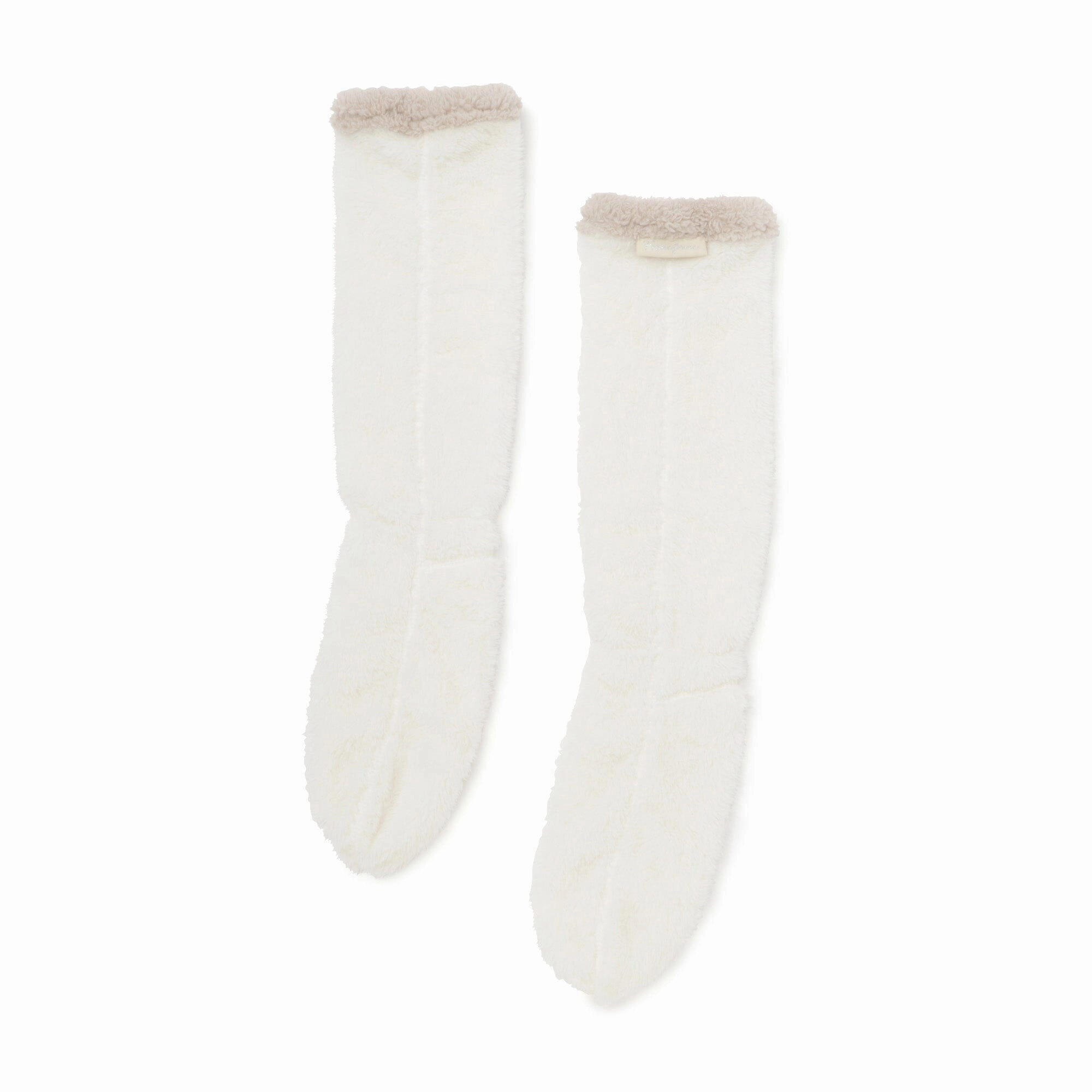 Warm Fleece Socks White