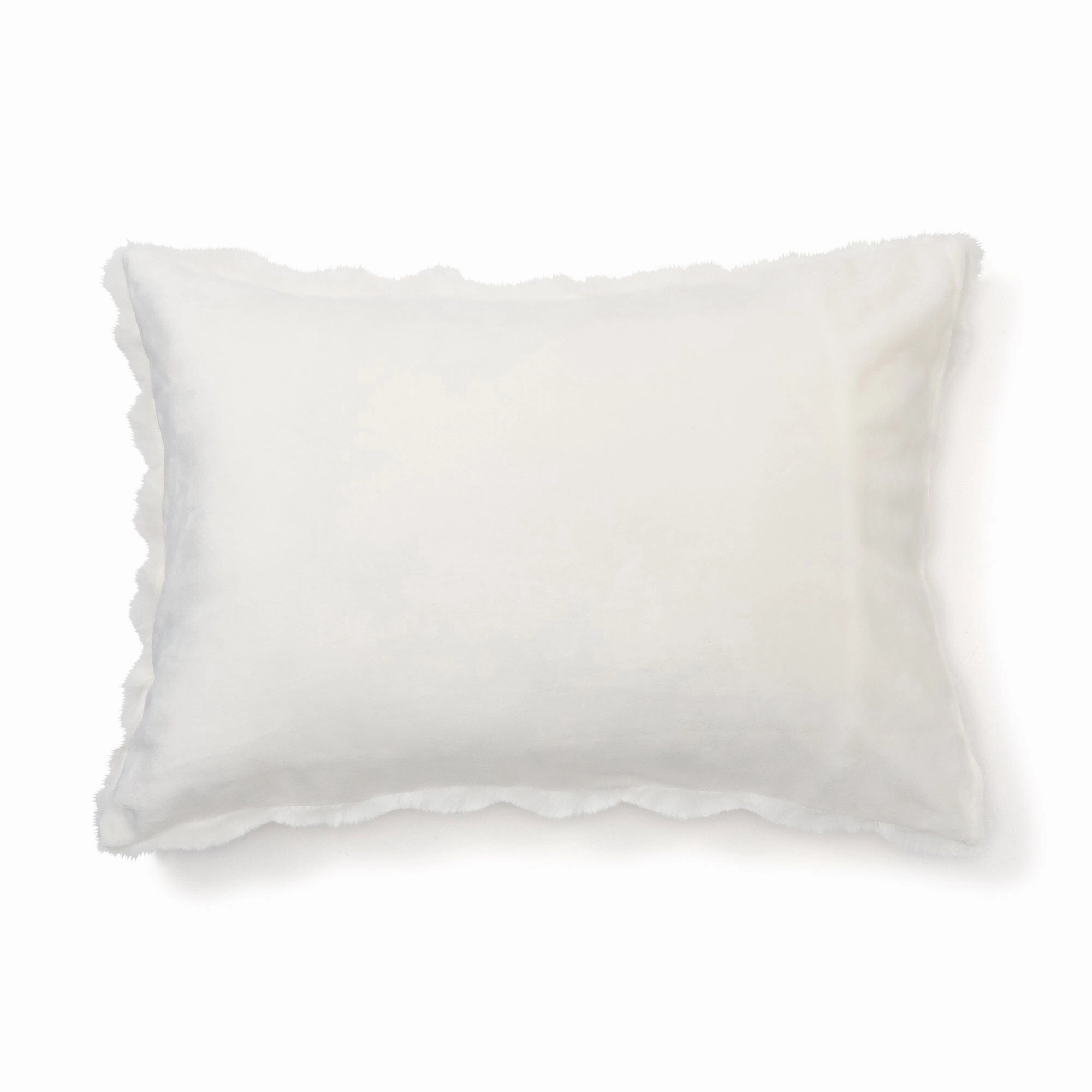 WARMY Pocomoko Fur Pillow Case 700 x 500 White