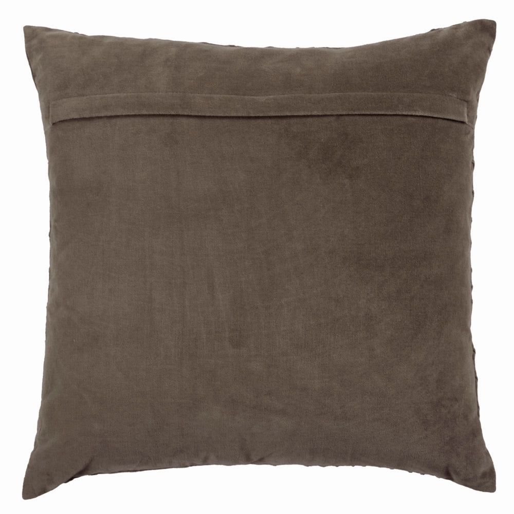 Waterfall Embroidered Feather Cushion Iron