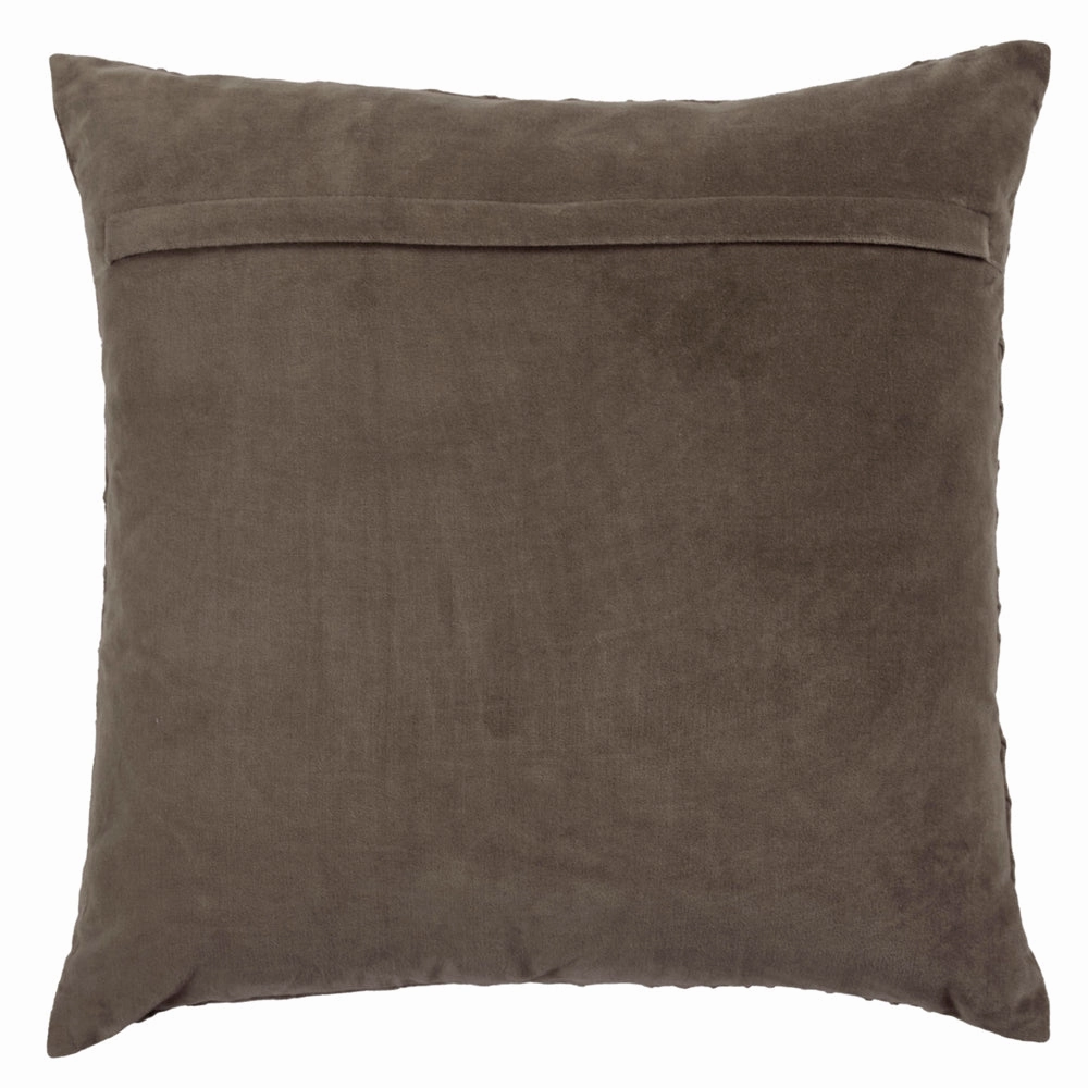 Waterfall Embroidered Feather Cushion Iron