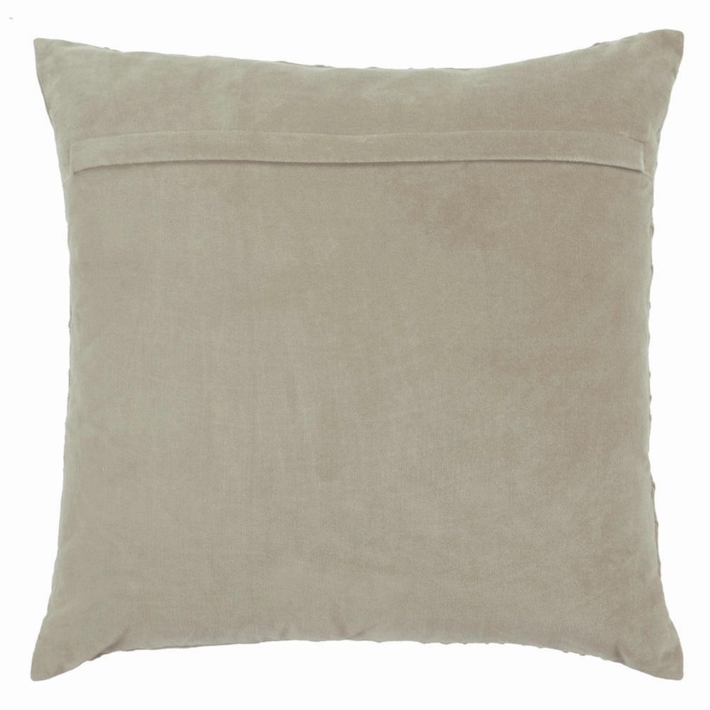 Waterfall Embroidered Feather Cushion Quartz